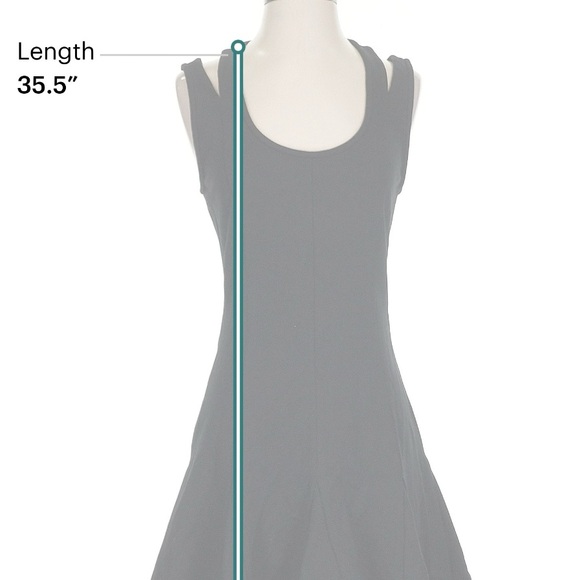 Rebecca Minkoff Black Sleeveless Cocktail Mini Dress - Picture 3 of 5